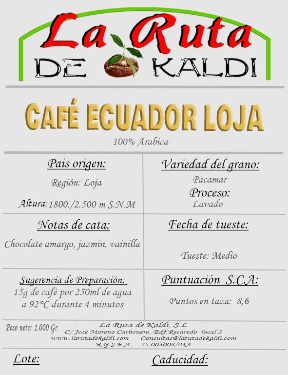 CAFE ECUADOR