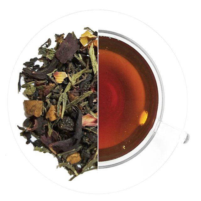 TÉ ROJO-VERDE SILUETA DE VERANO