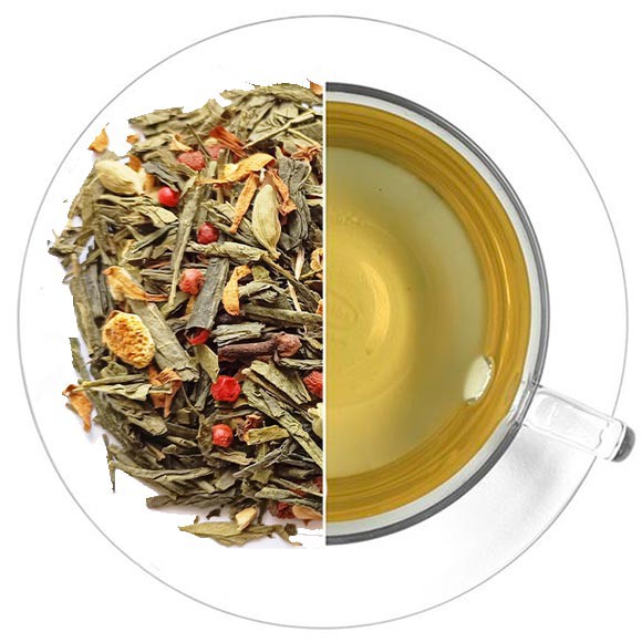 TÉ VERDE NARANJA ESPECIADA