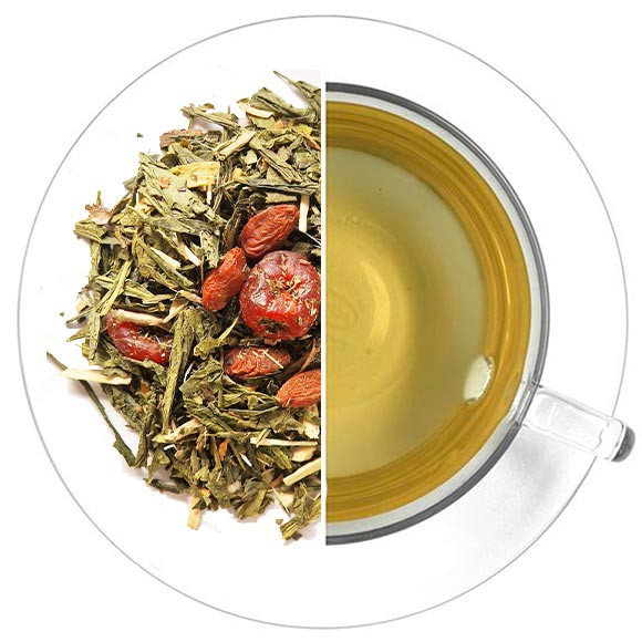 TÉ VERDE GOJI GINSENG CEREZA CANELA