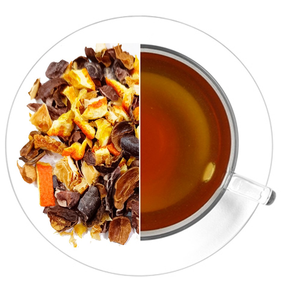 INFUSIÓN CASCARAS DE CAFÉ CACAO NARANJA